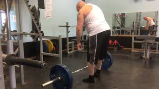 Barbell row 10x100kg set 1 of 4