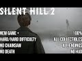 Silent Hill 2 Remake - NG+ Hard/Hard (100% All Collectibles & All Endings) (No Chainsaw & No Death)