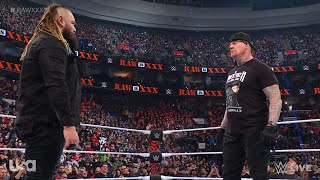 The Undertaker and Bray Wyatt attacks L.A Knight  - WWE RAW 1/23/2023