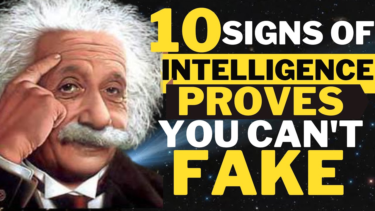 GENUINE SIGNS OF INTELLIGENCE YOU CAN'T FAKE - YouTube