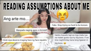 READING ASSUMPTIONS ABOUT ME (Jjajangmyeon Mukbang + Giveaway)