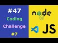 JavaScript for Beginners #47 Coding Challenge 7