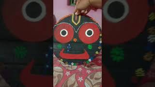 My Handmade  art of lord  jagannath  how it is looking tell  me in comments