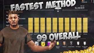NBA 2K17 FASTEST WAY TO GET 99 OVERALL ! CRAZY INSTANT ATTRIBUTE UPGRADES
