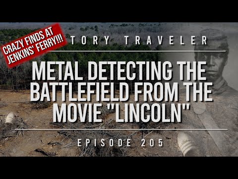 Metal detecting on the battlefield of the movie "Lincoln"!!! History Traveler Episode 205