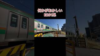 何かがおかしいE231系 #shorts #高速通過