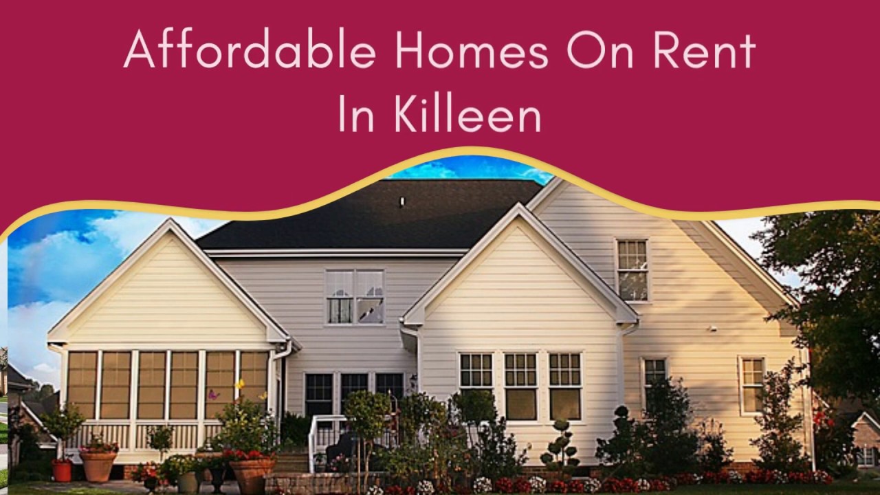 Affordable Homes On Rent In Killeen - YouTube