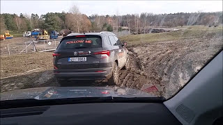 Test Škoda Karoq - tankodrom Milovice 1