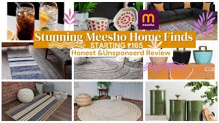 Honest ,Unfiltered \u0026 Unsponsored *Meesho* Home Decor Haul 💯 Carpets and Pinterest kitchen products