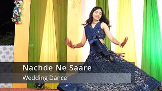 Nachde Ne Saare dance performance by Drishti (sis) | Sangeet, Garba, Ekarsha wedding