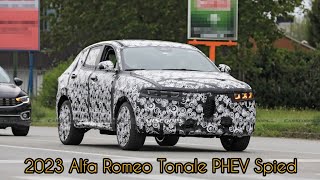 2023 Alfa Romeo Tonale PHEV Spied Showing Production Body And Headlights