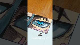 Who's next? TATAKAE❤️‍🩹 Drawing Eren eye || part2 #shorts #drawing #attackontitan