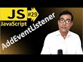 AddEventListener in JavaScript | Javascript basic lesson - 29 | JavaScript for beginners