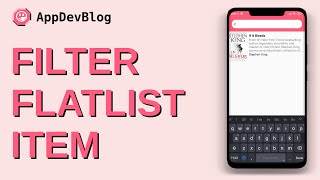Filter FlatList Item | React Native | AppDevBlog