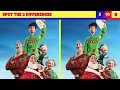 🎅 Christmas 🎄 Spot the Difference  Find the Differences  Christmas Picture Puzzle Game
