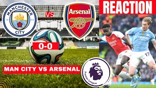 Man City vs Arsenal 0-0 Live Stream Premier League EPL Football Match Score 2024 Highlights Gunners