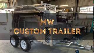 Custom Alloy Trailer - MW Toolbox Canopy and Trailer Centre QLD