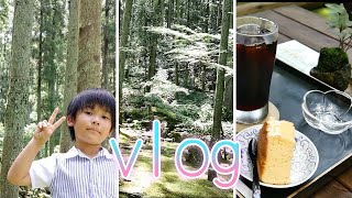 【４K】vlog 日本にあった異世界!!まるでジブリの世界!!ごくありふれた親子が異世界カフェに踏み込んでみた☕️