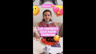 😄Blindfold Challenge💃Ayşem Ece Arı❤️️ #shorts #trending #ayşemecearı #challenge