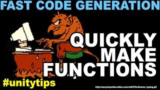 Get Visual Studio to Make Functions for You!