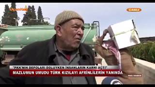 MAZLUMUN UMUDU TÜRK KIZILAYI AFRİNLİLERİN YANINDA