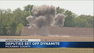 Controlled explosions in Pickaway County