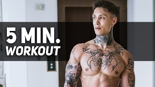 5 Min Home Workout ANYONE Can Do!
