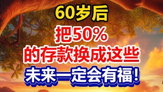 60岁后，把50%的存款换成这些，未来一定会有福 .我存了62万，告诉女婿7万，他打电话给女儿：儿子婚房另想办法.【老年故事Life】#晚年生活 #中老年生活 #為人處世