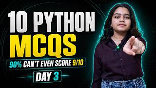 🔥 99% Students Fail This Python MCQ Test | Day 3 Coding Challenge 😱