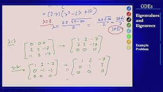 Differential Equations - Eigenvalues and Eigenvectors - Sample Problem 2