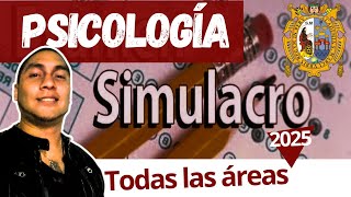 ๐ด Solucionario SIMULACRO SAN MARCOS 2025 2 ๐ง PSICOLOGรA