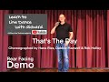 FREESTYLE / REAR FACING DEMO IMPROVER LINE DANCE - That's The Day