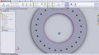 21- SolidWorks beginner TUTORIAL: CIRCULAR PATTERN