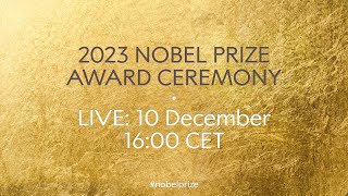 2023 Nobel Prize award ceremony