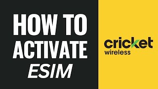 How To Activate Cricket Wireless Esim (2025) cricket esim activation