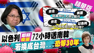 【盧秀芳辣晚報】以色列疫苗火送達南韓 反觀台灣恐得等30年 光諾富特公文就跑2個月 @中天新聞CtiNews  精華版