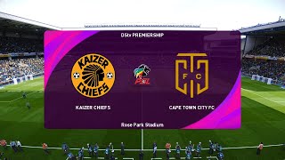 Kaizer Chiefs vs Cape Town City FC (03/10/2023) DStv Premiership PES 2021