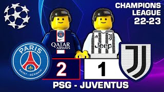 PSG vs Juventus 2−1 • Champions League 2022/23 • Mbappé show • Goals & Hіghlіghts Lego Football