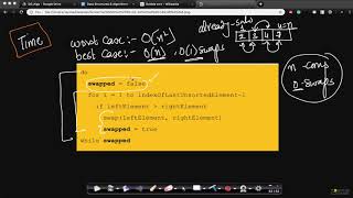 Space and time complexity | Bubble Sort | Appliedcourse