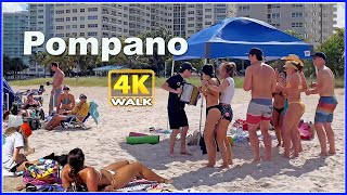 【4K】WALK Pompano Beach SOUTH Florida USA awesome vlog