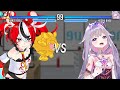 Koseki Bijou vs Hakos Baelz 【Hololive Animation】