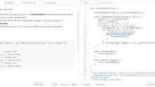 1286. Iterator for Combination LeetCode | BitMasking | PriorityQueue