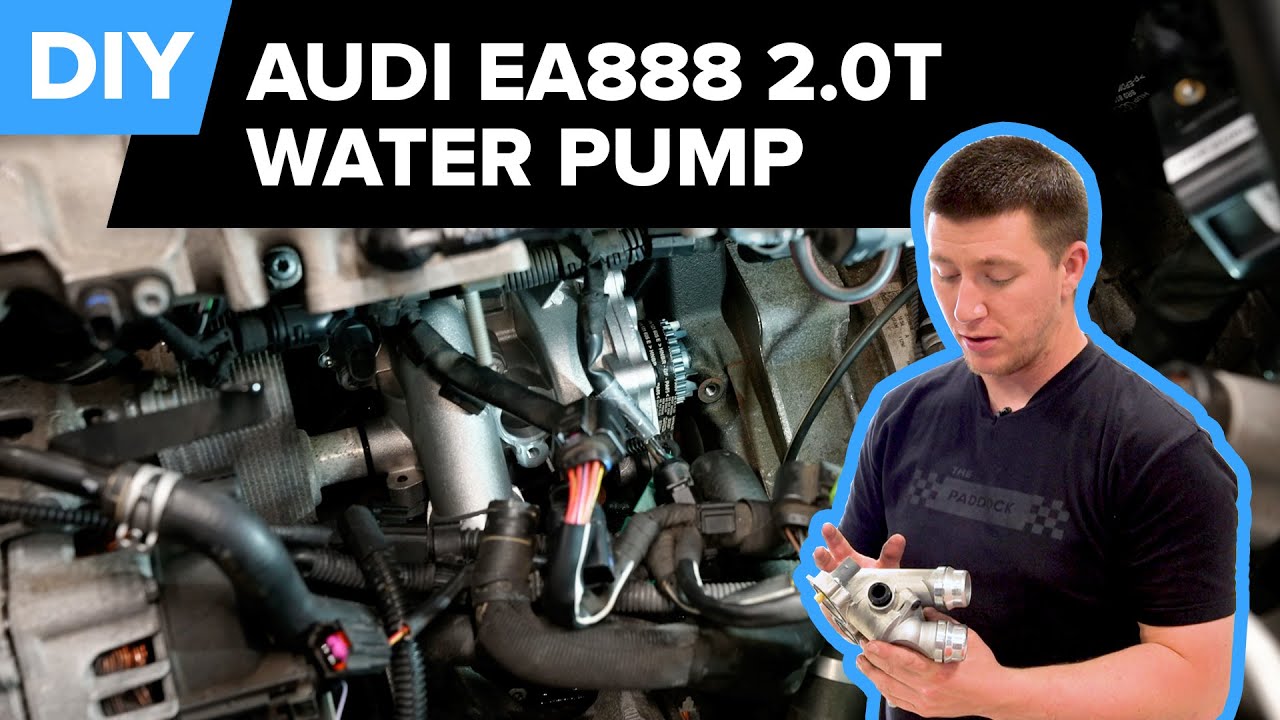 Audi Water Pump Replacement DIY (2008-2017 Audi MLB A4, S4, A5, S5, Q5 ...