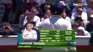 Virender Sehwag 67 Runs In His Last test Match Against Australia