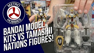 The awesome differences between Bandai Gunpla and Bandai Tamashii figures!