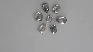 Natural Salt And Pepper Diamonds | Pear Shaped Diamond