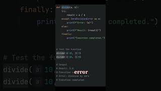 Python Trick: Using try...except with else and finally