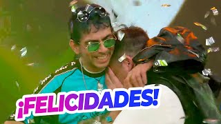 La emoción de Luis Fonsi al ganar el viaje en la final de imitadores junto a Rodrigo ¡FELICIDADES!