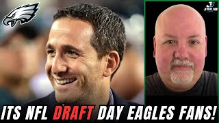 NFL DRAFT DAY! John McMullen & Mike Gill Preview Round 1, talk Eagles Potential