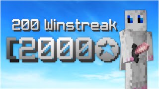 Reaching Mirror Prestige on a 200 Winstreak... (Hypixel Bedwars)